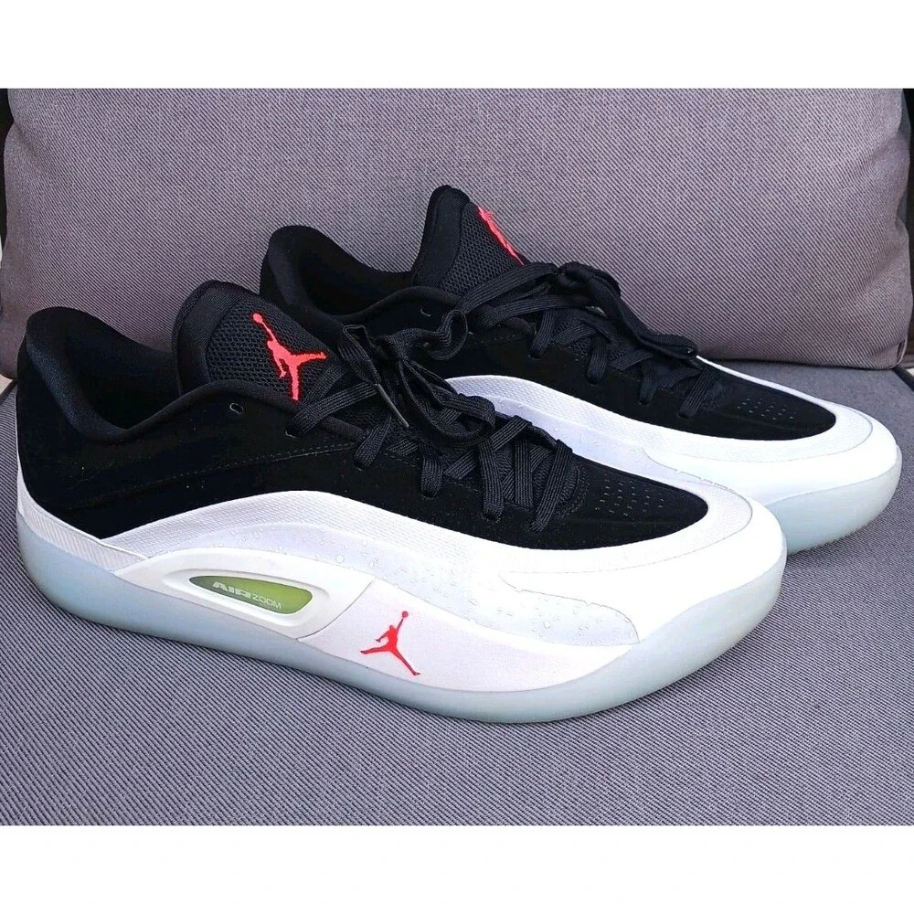 Men's Air Jordan Zion 4 White Black Size 14 Basketball Sneakers Shoes FB1802 100